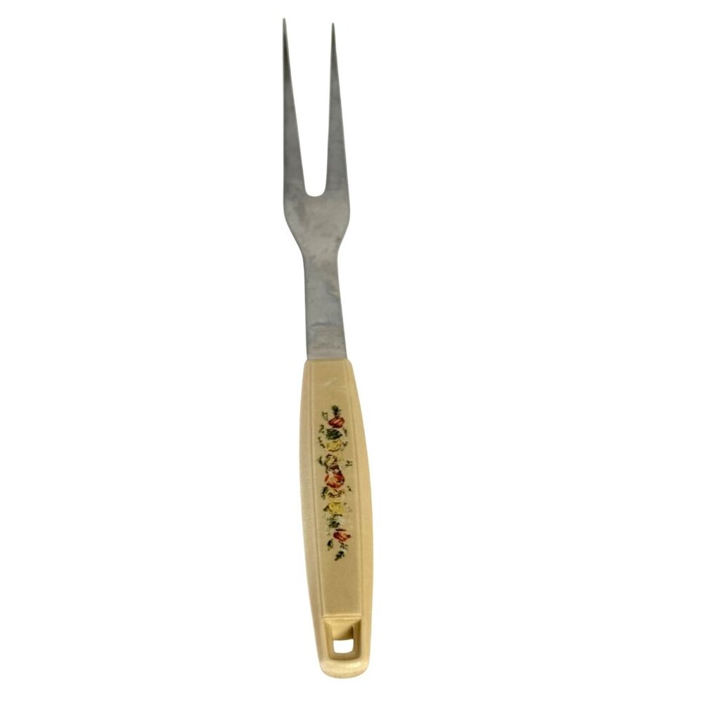 Corning Ware Serving Fork Spice Of Life Floral Design Vintage 70s Retro Kitchen